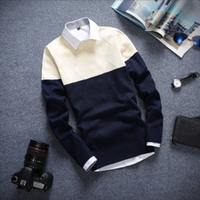 Men’s Sweater 2016 Fashion Brand Clothing Sweater Men Pullover Blouse Casual Sueter Hombre O Neck Sportswear Pull Homme Tops