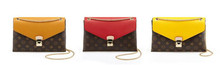 Luis Vintage Bag Women PU Chain Package Neverfull Small Bag Bolsos Luis Button One Shoulder Messenger