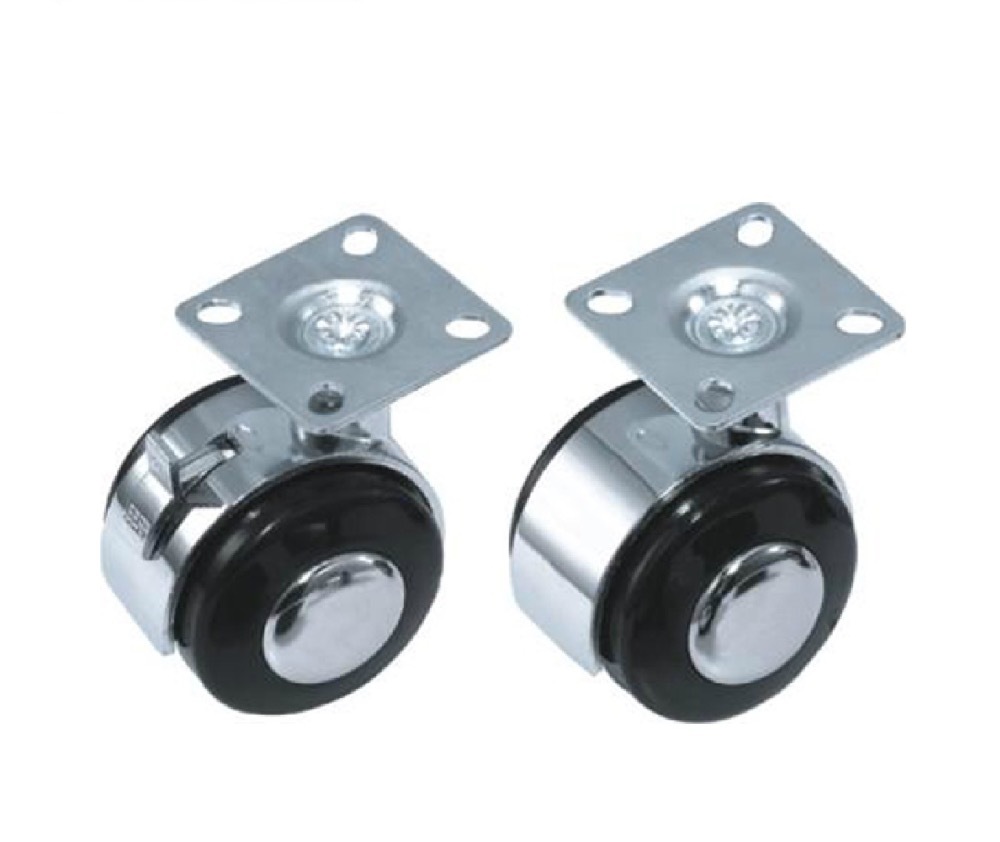 2.0" 4pcs Furniture Chair Table Desk Lock Down Universal Wheel