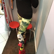 Women pantalones mujer 2016 new apparel mickey pants camouflage sweatpants women casual pantalon femme MLTZC2039