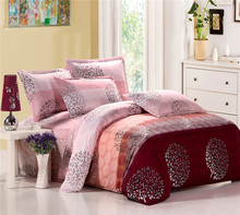 Uniome NEW Hot!!!Free Shipping Reactive Printing BEDDING 4PCS Bedding Set pillowcase queen king size QUILT COVER BED SET