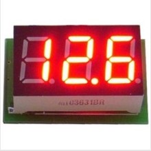 Free shipping 1PCS DC 0-100V Red LED digital voltmeter car motor motorcycle battery monitor dc volt voltage panel meter #00006