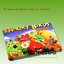 3D vacuum sublimation cases for pad mini DIY 3D white cover cheap price promotion white cases