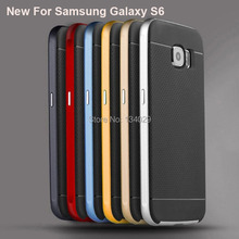 2015 New Capa For Samsung Galaxy S6 Case Hybrid G9200 Case Slim S6 Tough Covers Armor TPU+PC 2in1 Mobile Phone Accessories