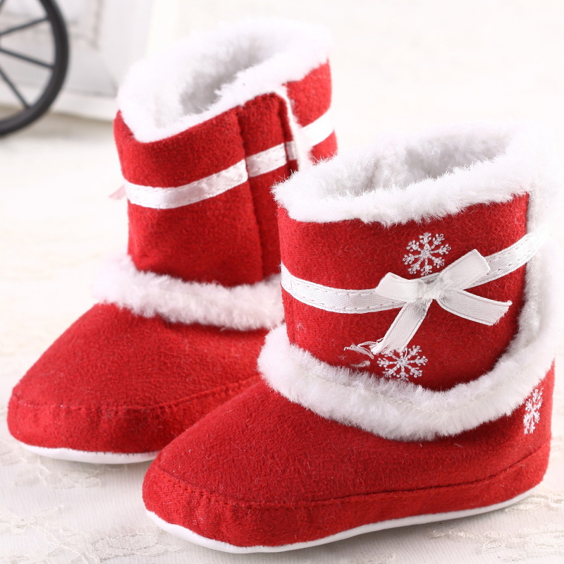 ... Outdoor-Shoes-Anti-slip-Footwear-Winter-Baby-Boots-Cute-Christmas-Kids