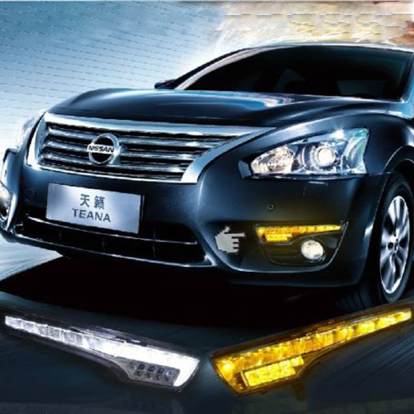 Free shipping Car styling Exact Fit Altima Switchback LED Daytime Running Lights Turn Signal Lamps