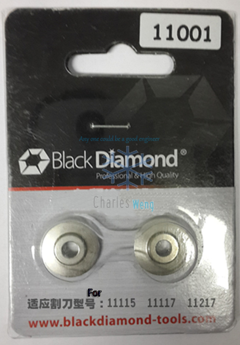 2pcs lot Original Black Diamond Blade 11003 Model For 11517 Tube Cutter