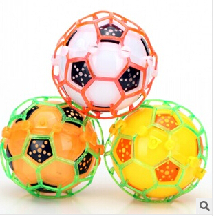 Football dance ball flash ball bouncing ball colorful light music bouncing ball child toy