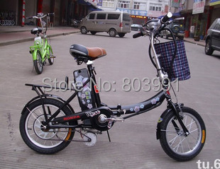 300w 350w luxurious paragraph of folding electric bicycle mini electric bicycle battery car bikes