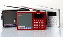 Tecsun ICR-110 FM AM portable LCD radio/PC speaker/mic Recorder/mp3 WAV WMV player/TF card slot, monitor, Repeat function