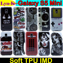 High Quality S5 mini Phone Case for Samsung Galaxy S5 Mini G800 Fashion Cute Pattern Design TPU Soft Back Cover Funda Coque Capa