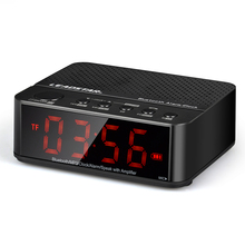 The fashionable multifunctional wireless stereo bluetooth LED clock speaker