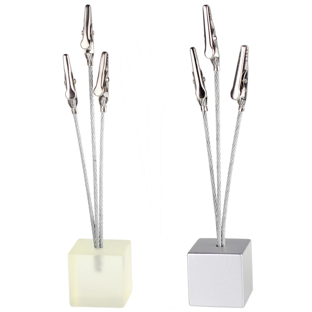 big cube multi 3 alligator wire memo photo note card big cube multi 3 alligator wire memo photo note card
