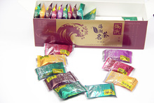Chinese Tea Blocks Yunnan Fruit Tea Best Gift 42 Pieces 125g Mixed Tastes Square Shape Tea