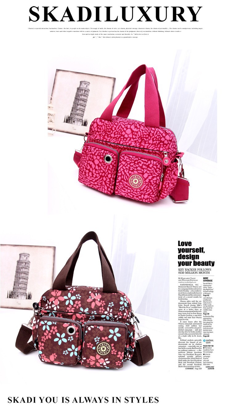 Women Brand Handbag Kip Tote Shoulder Cross-body Bag Bolsas Female