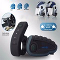 V8 BT Interphone with Remote Controller FM NFC 5 Riders intercomunicador motocicleta 1200M Bluetooth Motorcycle Intercom
