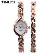 TIME100 Women’s Watch Quartz Analog Shell Dial Jewelry Clasp Gold Alloy Ladies Bracelet Dress Watches For Women relogio feminino