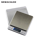 NEWACALOX 3000g x 0 1g Digital Pocket Scale 3kg 0 1 3000g 0 1 Jewelry Scales