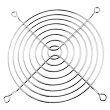 Tiempo de las compras! PC DC Fan Grill Protector del Metal Finger Guard 120 mm 12 cm tono de plata