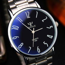 Excellent Quality Top Brand Men’s Quartz Watches High-end Business Watches Mens Stainless Steel Wrist Watch Blu-ray for Gift