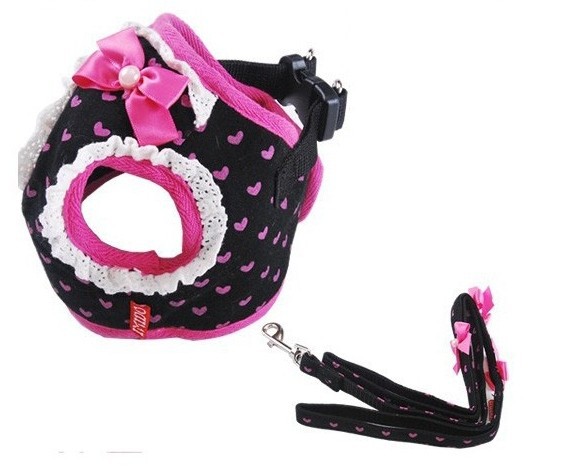 xxs puppy harness xxs xl bow tie collar chest straps lace harness leash pet lead free xxs puppy harness xxs xl bow tie collar chest straps lace harness leash pet lead free