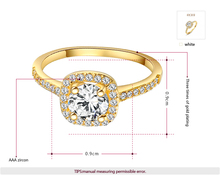 ROXI Exquisite Rings platinum rosegold 18K plated with zircon fashion Environmental Micro Inserted Jewelry 101009438