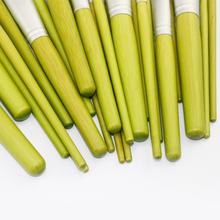 Newest 23pcs Green Bamboo Handle Makeup Brushes Set Duo Powder Blusher Cosmetic Brushes Eyeshadow Brush Tool