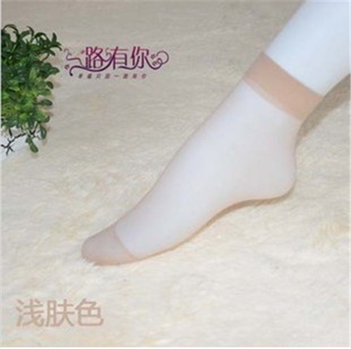 Khaki-Hot-selling-crystal-candy-color-socks-sock-ultra-thin-full-transparent-female-short-wire-socks-invisible