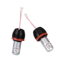2pcs Car H8 Marker Angel Eye Lamp White LED Light 10W 12V for BMW e90 e91