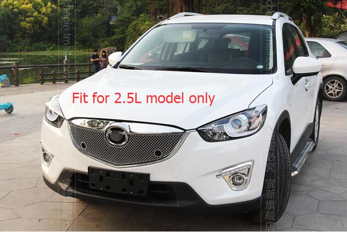 Фотография High quality Front Center Grille Around Cover Racing Grills For Mazda CX-5 2012-2015 2.5L Model