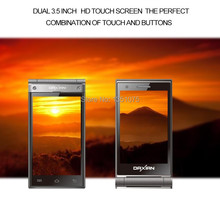 3 5 IPS Dual Screens MTK6572 WCDMA WiFi 5MP DaXian Dual OS Mobile phone Support Android