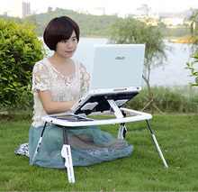Portable Adjustable Foldable Laptop Table on Bed Tray Book Stand breit Tablet Lap Desk