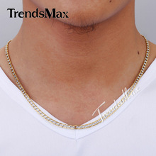 Custom ANY Length 4mm Flat Hammered Curb Silver Yellow Gold Filled Necklace Mens Chain Womens Jewelry
