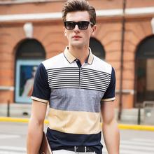 striped polo shirt multi colored 2016 hot sale summer short sleeve cotton men top brand clothing homme plus size 3XL camisa tees