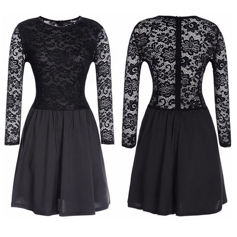 long sleeve lace dresses