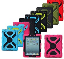 Pepkoo 2014 new hot! Spider Shockproof Drop resistance Waterproof With Stand Cover case For iPad Mini 1 2