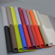 4 Pieces 10 Color 30*45cm Colorful Chequer Waterproof PVC Placemat For Dining Room and Bar Table Mat