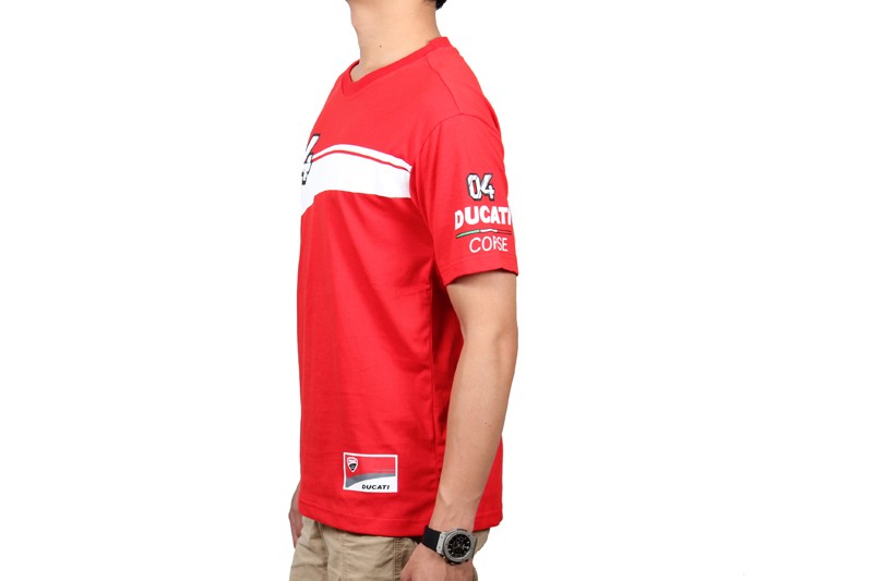 Motorcycle-Motocross-casual-T-shirt-Andrea-Dovizioso-04-Pramac-Team-Moto-GP-T-Shirt-White (1)
