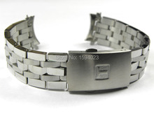 19mm PRC200 T17 T461 T014430 T014410 Watchband Watch Parts male strip Solid Stainless steel bracelet strap