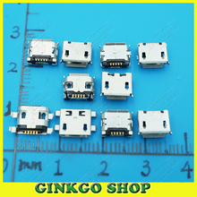 Clearing Price!! 100pcs/lot,5Models Micro USB 5P,5-pin Micro USB Jack,5Pins Micro USB Connector Tail Charging socket