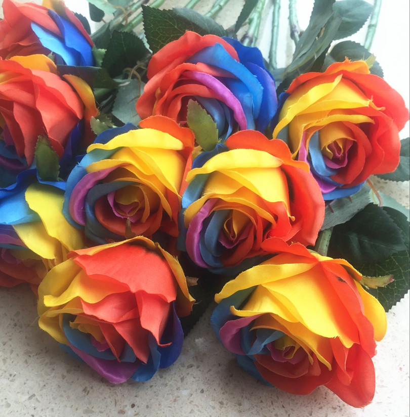 Artificial Rainbow Roses terpiderca.ga offers rainbow roses silk products. About 27% of these are decorative flowers & wreaths, 10% are fresh cut flowers, and 6% are bar accessories. A wide variety of rainbow roses silk options are available to you, such as valentine's day, wedding, and chinese new year.