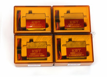 Gleagle`s 3 PCS KST 725MG + 1 PIECE KST 525MG Tail & Swash RC Servos For 450 – 700 RC Helicopter