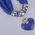 New Arrival Charms jewellery Pendant Scarf Jewelry Necklace Solid Cotton Scarves Free Shipping BaoLan3