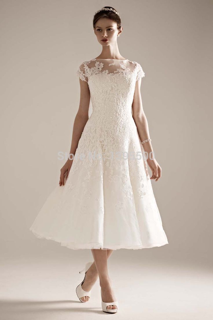White Tea Length Dresses With Sleeves Other Dressesss White Tea Length Dresses With Sleeves