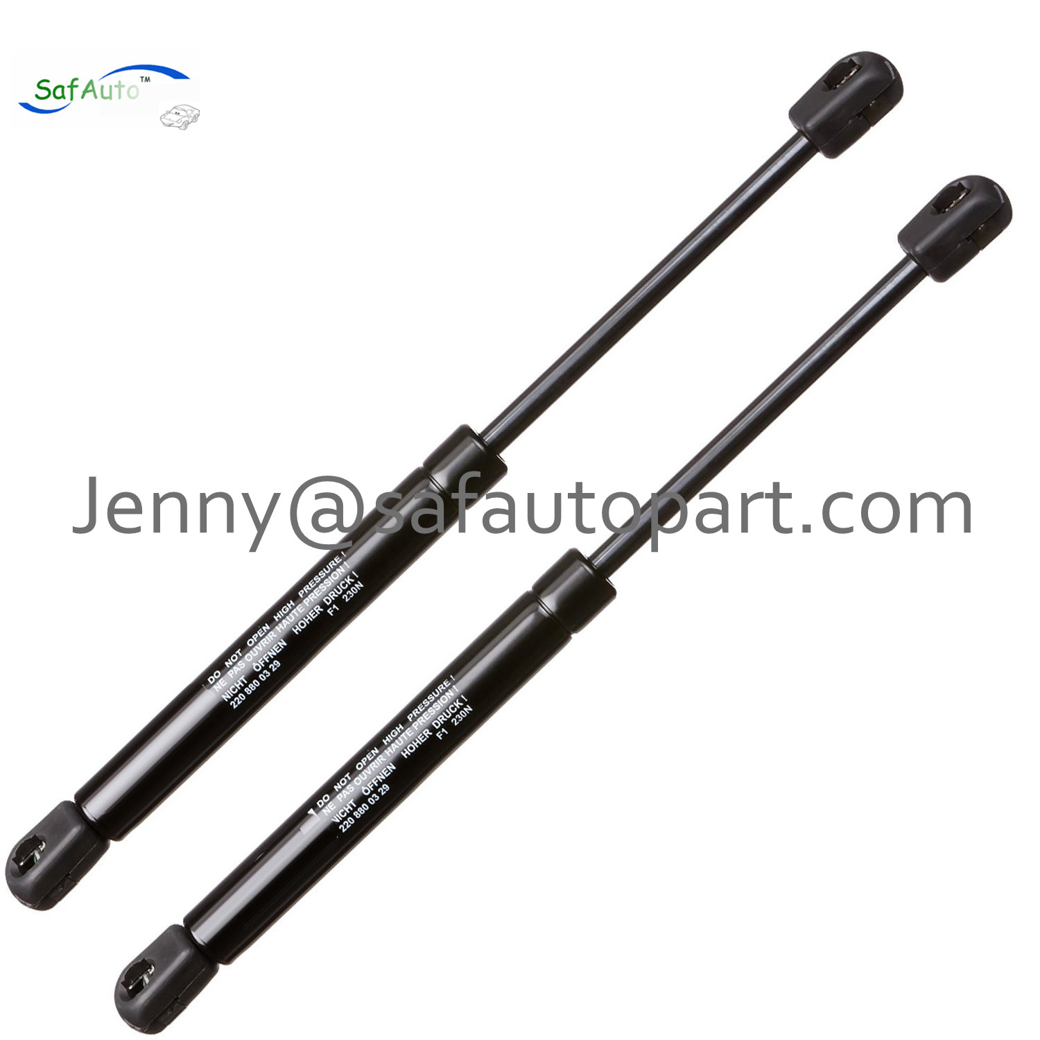 2 Front Hood Lift Support Mercedes-Benz S430 S500 S600 4MATIC S55 & S65 AMG Support Damper Shock Strut 2208800329
