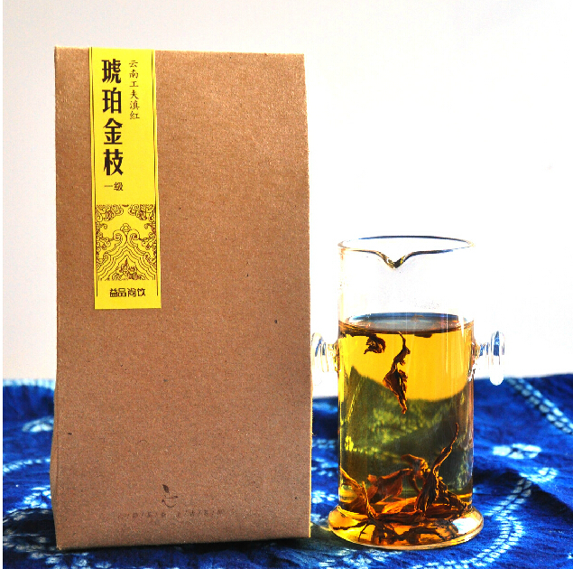 Freeshipping 100 Quality Guarantee LIUDAN Black tea 100g piece Class 1 Dian Hong Tea Yunnan Black