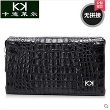 KADILER New crocodile men bag leather men long wallet high-grade imported leather men bags men day clutches