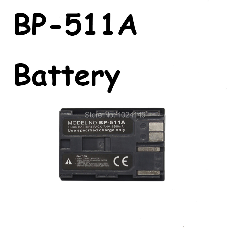 BP-508 BP-511 BP-511A BP-512 BP-514 BP-522 BP-535 1500    -    Canon EOS 10D 30D 50D 5D D60
