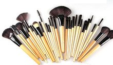 32 PCS Makeup brushes 2015 High Quality Professional Make up goat hair Brush kit of Cosmetic