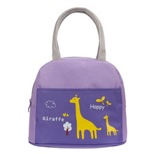 2016 New 17 colors Cute Cartoon Student Lunch Bag Lunch Boxs Bag Handbag Picnic For Women